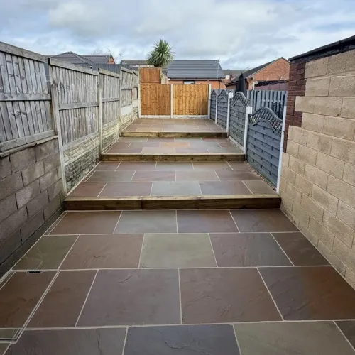 Driveway and patio installation by Platinum Driveways in Salford, Walkden and Greater Manchester