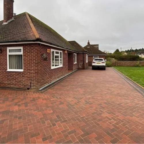 Driveway and patio installation by Platinum Driveways in Salford, Walkden and Greater Manchester